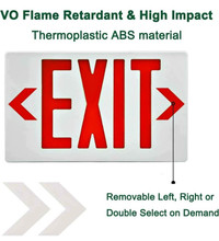 SOLD - Red LED Exit Emergency Sign