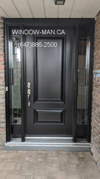 TwoSideLites Door Entry Single Front  Installation, View more