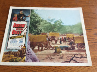 Vintage "Arrow in the Dust" Movie Theater Lobby Card