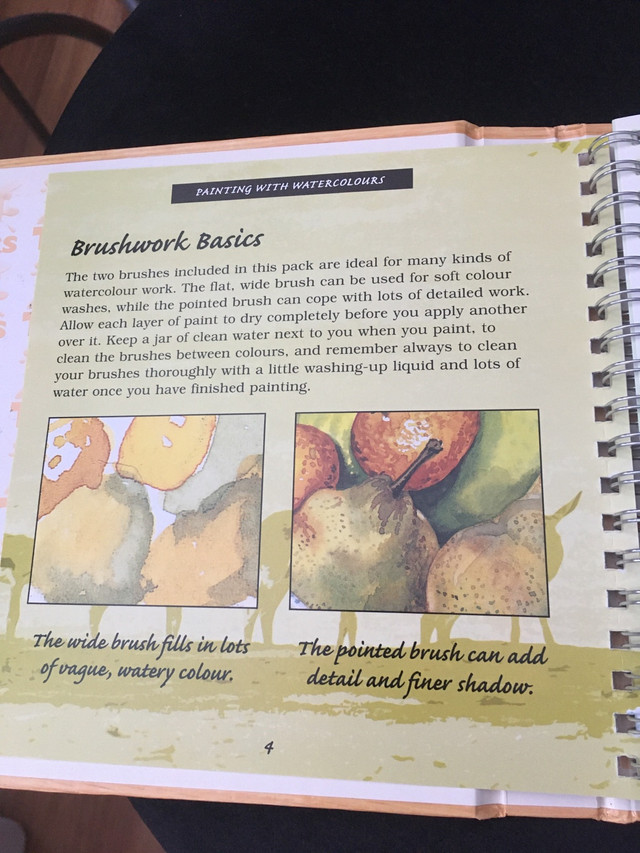 Watercolours How-to book and used paint in Hobbies & Crafts in Owen Sound - Image 2