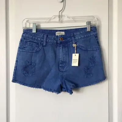 Blue denim shorts (Brand New), View more