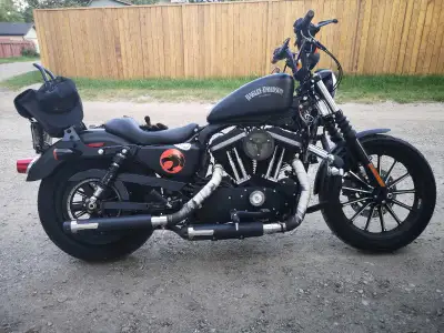 2013 Harley Davidson Iron883 Sportster. Will trade for a Honda Goldwing or anything cruiser.