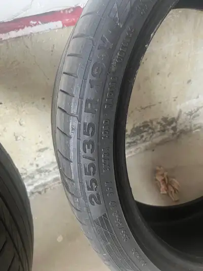 Tires Have around 60 percent tread left