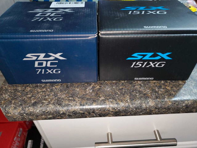 Shimano baitcast reels  SLX DC and SLX LH 151 XG 8.2 and 7.2  in Fishing, Camping & Outdoors in Peterborough - Image 2