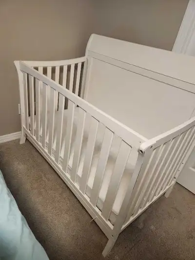 Fisher Price crib with mattress & change table, View more