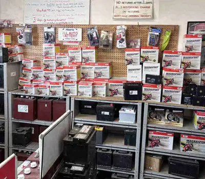 Motorcycle batteries(AGM) starting at $65 One year to 3 years warranty Best price in town Just call...