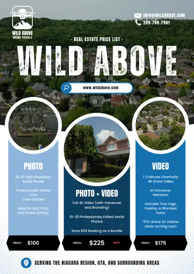 Affordable Aerial Drone Photography & Video – Real Estate, Construction, Agriculture & More! Serving...