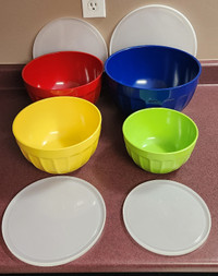 Melamine Bowls, Set of 4