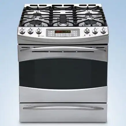 GE-Café 30"GAS stove-STAIN/STEEL-Slide In-brand new-$2499-NO TAX in Stoves, Ovens & Ranges in City of Toronto - Image 5