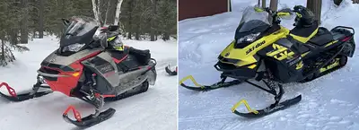 Selling 2 MXZ 850 Ski-Doo's. 2018 - X Package. Yellow/Black. 9,200KM - $7700 New Spark Plugs, Fuel F...