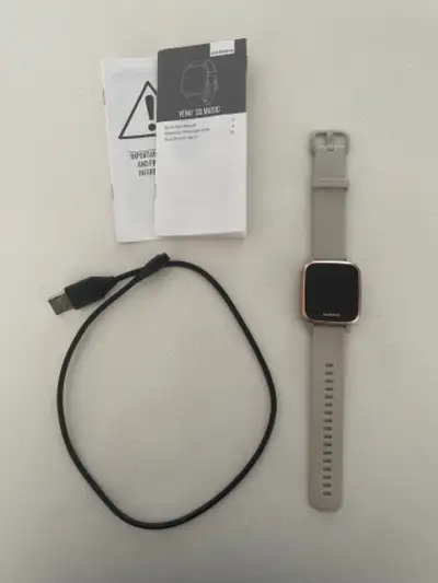 Garmin Venu Sq Music GPS Smartwatch with Touchscreen- Rose Gold, View more