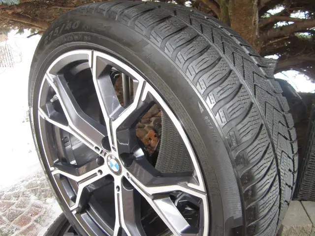 Factory BMW X5 X6 21' staggered winter snow wheel  package 741M in Tires & Rims in Oakville / Halton Region - Image 11