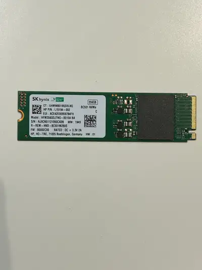256GB NVMe SSD - SK Hynix, View more