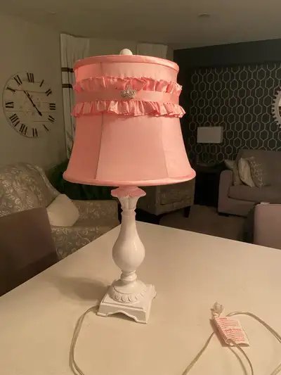 Girl’s Pink Table Lamp, View more