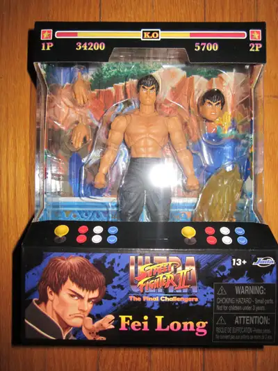 Fei Long Ultra Street Fighter 2 The Final Challengers Jada Toys, View more