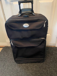 26" Black Air Canada Suitcase