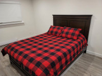 Ashley Queen Bed - Great Condition (NEW for $1640+tax)