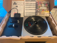 DJ Hero PS3/PS4 turntable and game