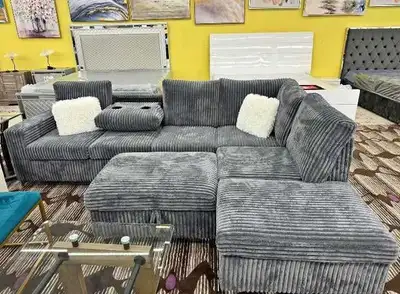 Corduroy Sectional sofa , View more