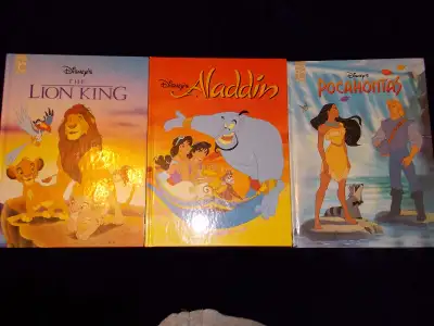3 Large, hard cover DISNEY (Mouse works) books, View more