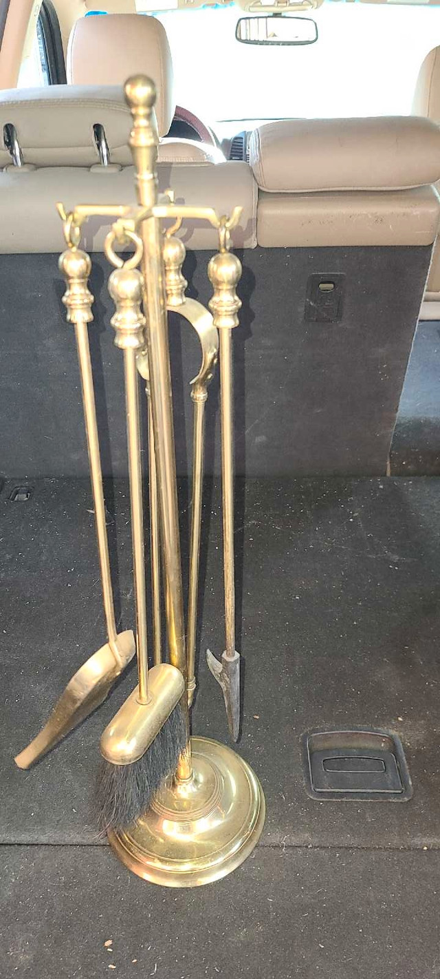 5 piece fireplace tool set in Fireplace & Firewood in London - Image 3
