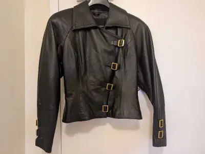 Vintage Black Leather Lillie Rubin Size 10 Jacket, View more