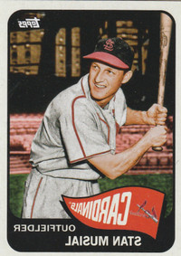 Stan Musial 2023 Topps Archives Inverted Variation