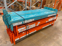 USED Redirack pallet racking beams 98” x 3” available