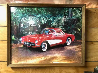 CORVETTE WALL CLOCK, View more