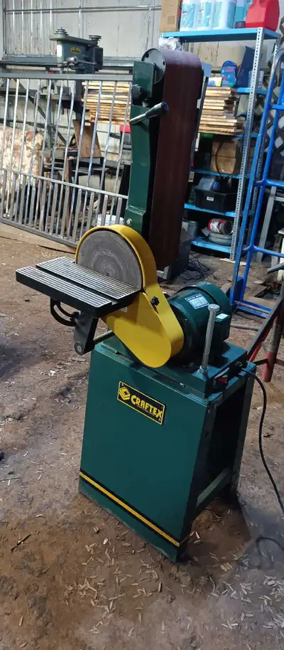 Craftex belt and Drum Sander , View more