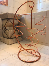 Copper “Tendril” Wine Rack by Oenophilia (sells for $150+tax!)