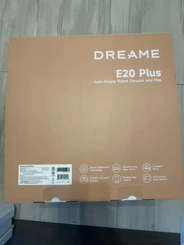 Dreame E20 Plus Robot Vacuum and Mop in Vacuums in Longueuil / South Shore - Image 4