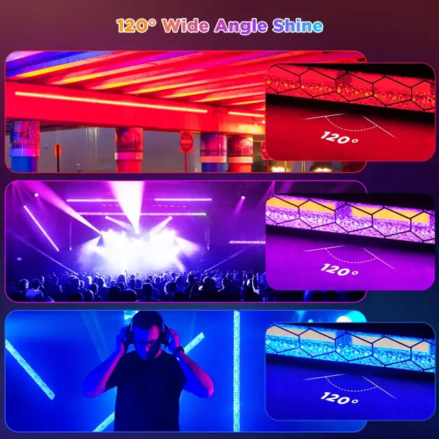 LED Stage Wall Wash Light Bar in Pro Audio & Recording Equipment in Hamilton - Image 6