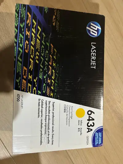 HP 643A Yellow Original LaserJet Toner,Q5952A-free shipping, View more