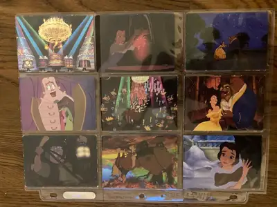 Lot of 22 1992 Pro Set Beauty and the Beast trading cards, View more