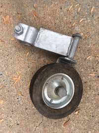 one trailer wheel