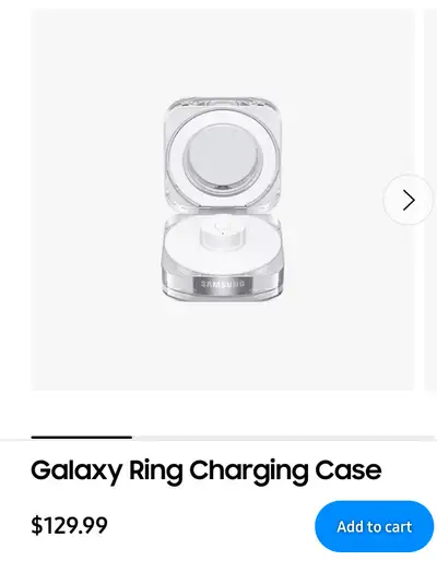 New condition. Charger and cable only. Galaxy Ring NOT included. Works perfectly. For Galaxy Ring Si...