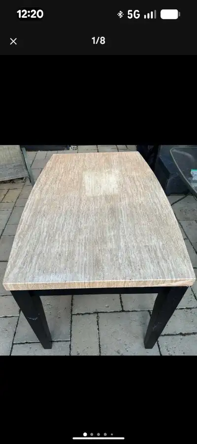 Travertine Look Table, View more
