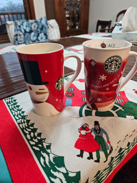 Starbucks mugs 2010,2012