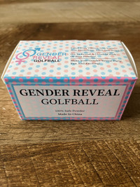 Gender Reveal Golf Ball for *GIRL*