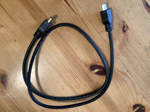 HDMI cable (30”) in Video & TV Accessories in Strathcona County
