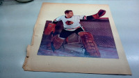 Vintage Hockey 1960 Photo Journal Glen Hall, G.Howe 270722-Bac