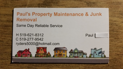 *************** Same Day Reliable Service *************** **************** Text / Call 519-277-9542...