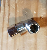 3/8" to 3/8" Compression Elbow Threaded Adapter Fitting