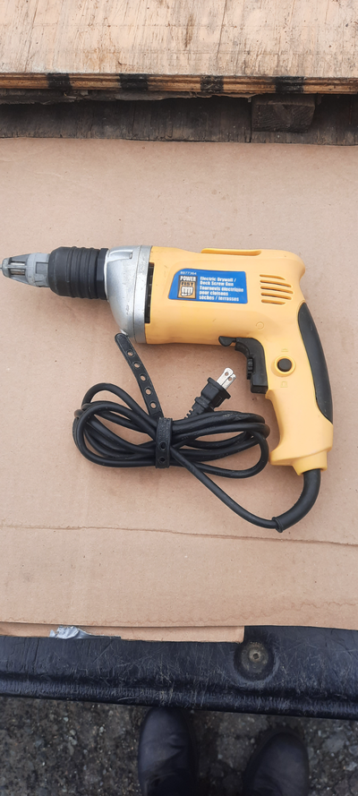 ELECTRIC DRYWALL SCREW GUN IN GOOD CONDITION, View more
