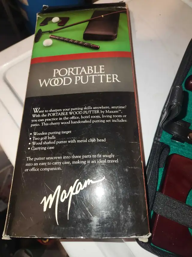 Maxam Portable Wood Putter neuf in Golf in Drummondville - Image 3