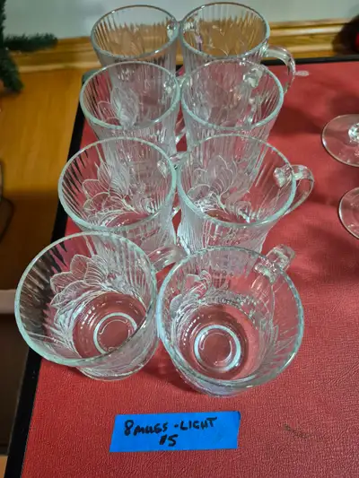 Assorted glassware, View more
