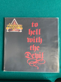 STRYPER TO HELL WITH THE DEVIL VINYL USED