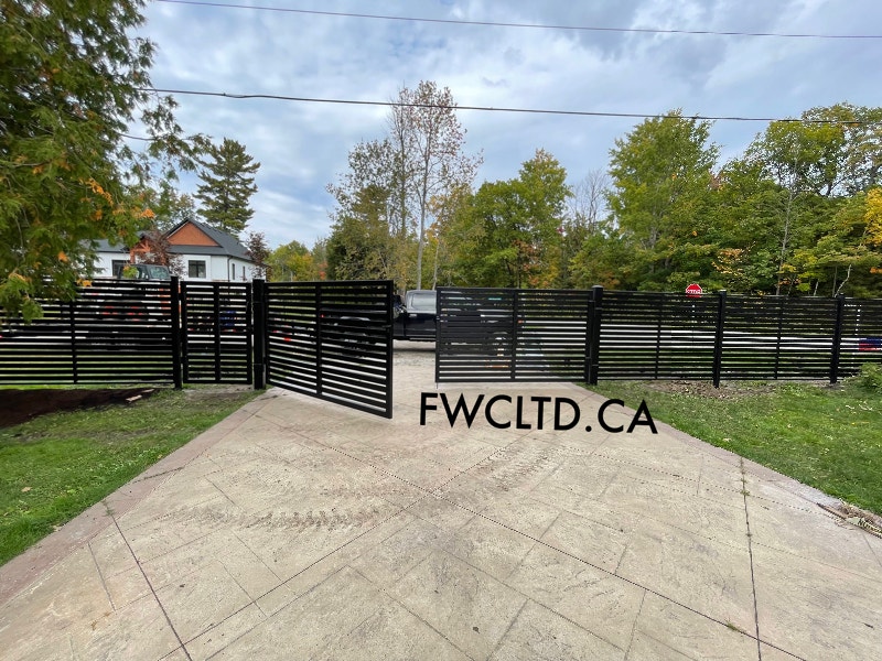 Custom Metal Driveway Gates, Railings, Fences, Entry Gates Decks