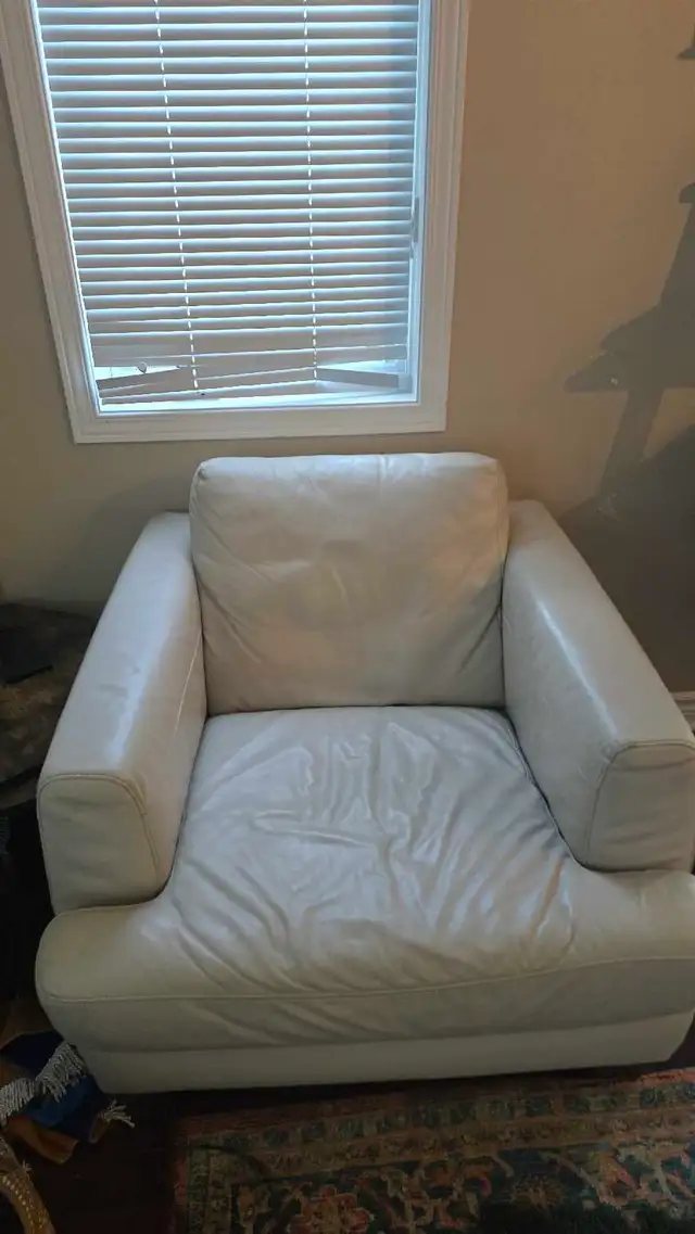 Natuzzi Editions Leather Loveseat in Couches & Futons in Mississauga / Peel Region - Image 3